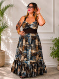 Vestido Largo Estampado Boho Chic
