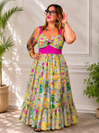 Vestido largo tropical