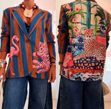 Animal Design Italian Blazer