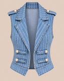 Napoleon denim vest