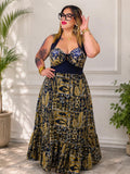 Vestido Largo Estampado Boho Chic