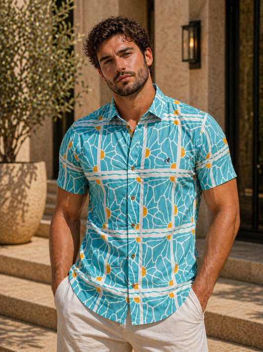 Camisa Addict aqua