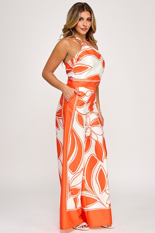 Conjunto Orange Bloom