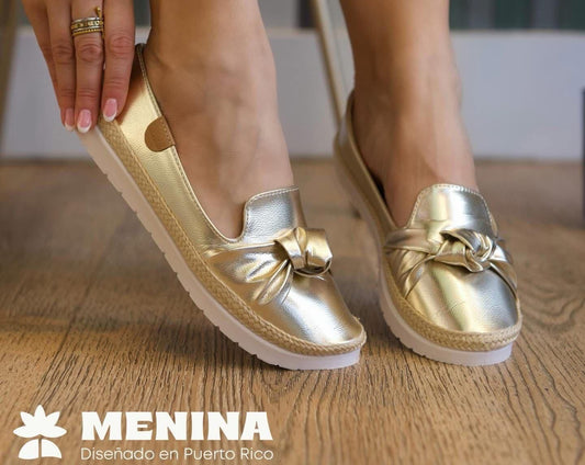 Alpargatas estilo mocasín