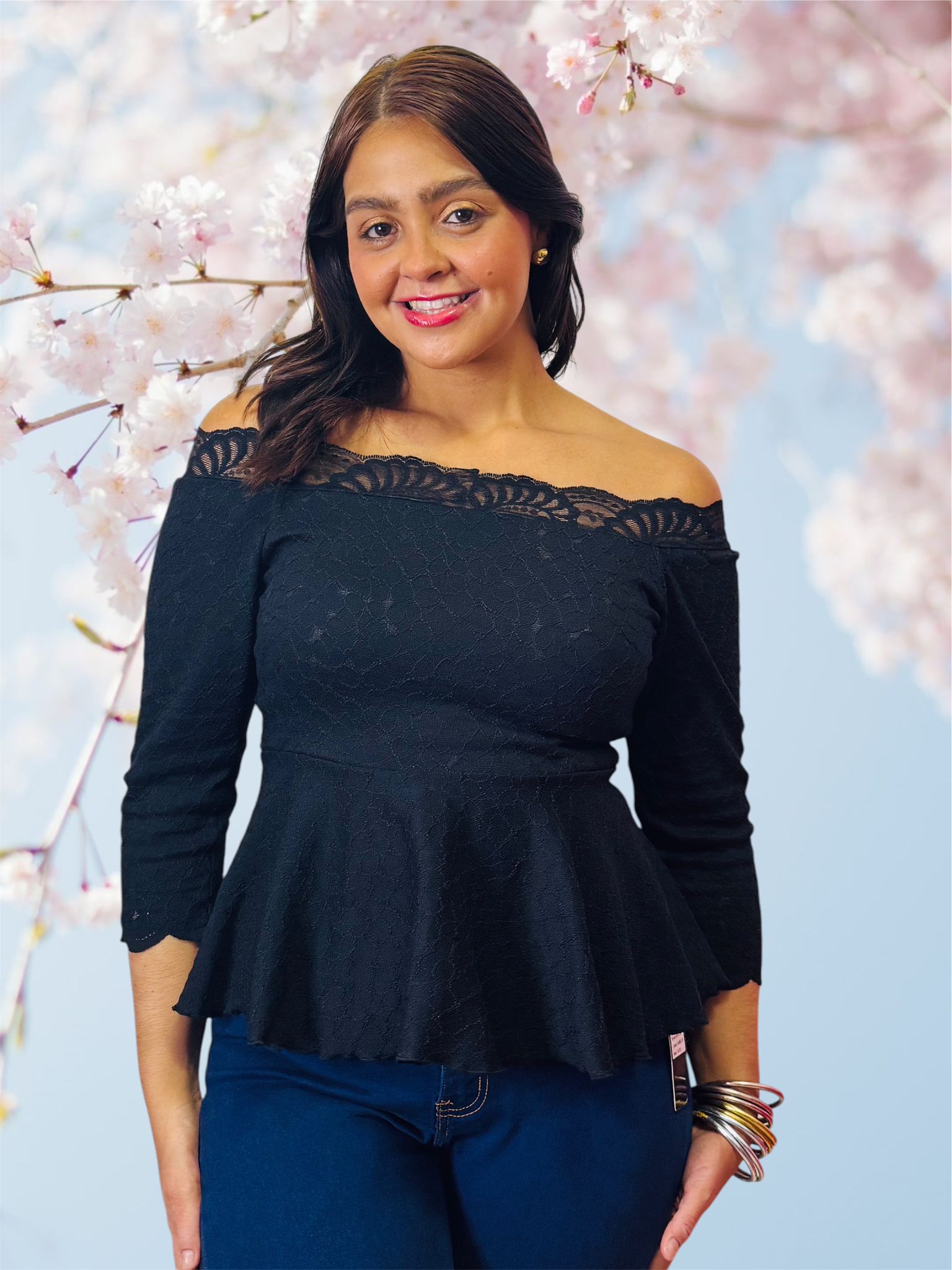 Off-Shoulder Blouse