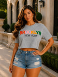 Crop Shirt BROOLYN, NY