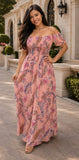 Vestido largo con detalles