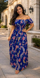 Vestido largo con detalles
