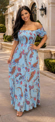 Vestido largo con detalles