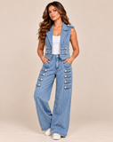 Napoleon denim vest