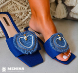 Meninas flats sandals - Blue